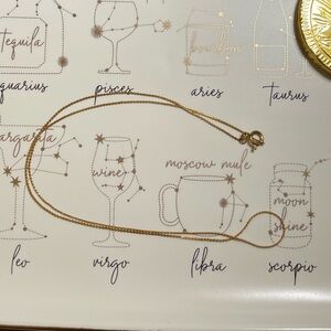 NEW vintage 12kt gold filled mid century dainty serpentine chain choker necklace